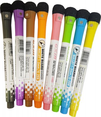 Набор разноцветных маркеров Mealux для магнитной доски При покупке с партой Mealux 