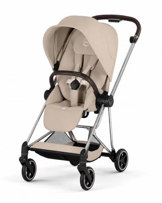 Прогулочная коляска Cybex Mios IV 2026 Cozy Beige (шасси на выбор) шасси Chrome Brown