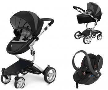 Коляска 3 в 1 Mima Xari 4G Black London Limited Edition шасси Aluminium 4G