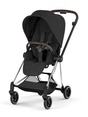 Прогулочная коляска Cybex Mios IV 2026 Sepia Black (шасси на выбор) шасси Chrome Brown