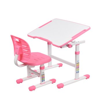 Комплект парта + стул трансформеры Acacia Cubby Pink