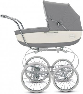 Детская коляска для новорожденных Inglesina Classica (Инглезина Классика) White Classica на шасси Balestrino Chrome