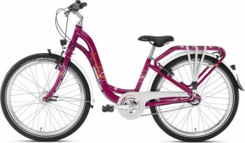 Двухколесный велосипед Puky Skyride 24-3 Alu light 3 скорости berry