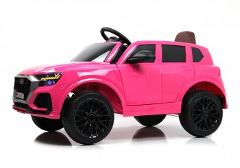 Детский электромобиль Rivertoys X008XX розовый глянец