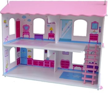 Кукольный дом Paremo Виктория с интерьером и мебелью и 5 предметов PD218-04 Виктория