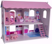 Кукольный дом Paremo Виктория с интерьером и мебелью и 5 предметов PD218-04 2