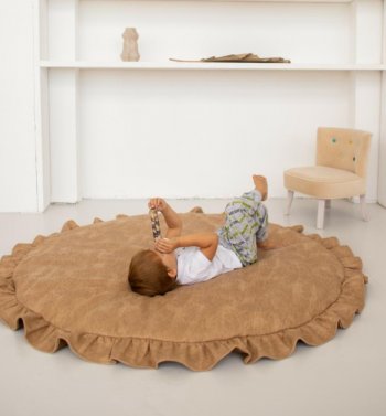 Ковер Amari круглый с рюшей Бежевый