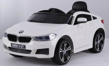 Детский электромобиль Rivertoys BMW 6 GT JJ2164 с дистанционным управлением Белый