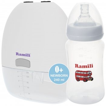 Двухфазный электрический молокоотсос Ramili SE150 с бутылочкой 240ML (SE150240ML)