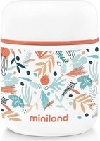 Термос Miniland Mditeranean MINI для еды с сумкой белый, 280 мл 1