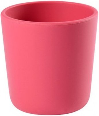 Стакан из силикона Beaba Silicone Glass Pink /при покупке с продукцией