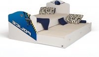 Кровать классика ABC King Police с высоким изножьем 3