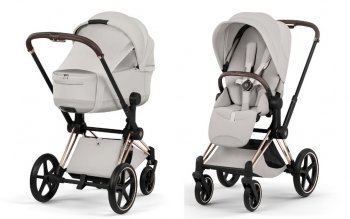 Коляска 2 в 1 Cybex Priam V Сity Grey (шасси на выбор)
