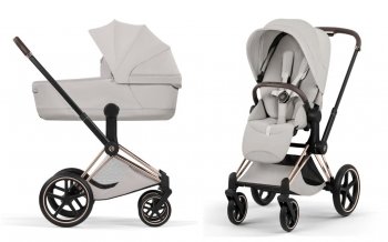 Коляска 2 в 1 Cybex Priam V Сity Grey (шасси на выбор)