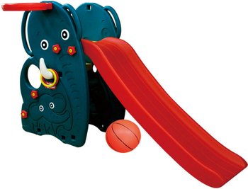 Горка Happy Box Слон JM-765 с баскетбольным кольцом и мячом Слон