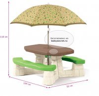 Столик Step 2 Пикник с зонтом 787799 (Стэп 2) 2