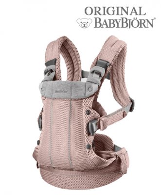 Рюкзак-кенгуру для новорожденных BabyBjorn Harmony Mesh 0880.03/Dusty pink
