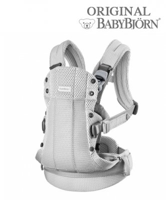 Рюкзак-кенгуру для новорожденных BabyBjorn Harmony Mesh 0880.04/Silver