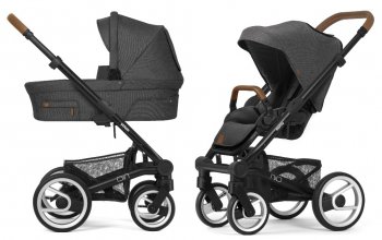 Коляска 2 в 1 Mutsy Nio North шасси Black GREY