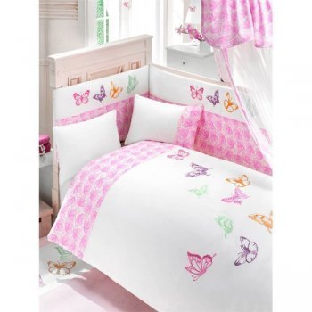 Комплект для кроватки Bebe Luvicci Baby &quot;Little Wings&quot; 6 предметов
