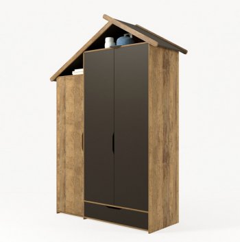 Трехдверный шкаф ABC King Домик