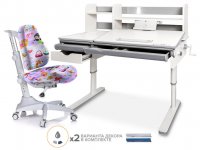 Комплект детский стол-парта Mealux Montreal (BD-670) + кресло Match (Y-528) 8