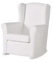 Кресло-качалка с Relax-системой Micuna Wing/Nanny white/white искусственная кожа
