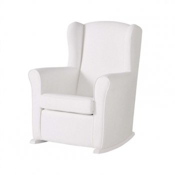 Кресло-качалка Micuna Wing/Nanny Relax white/soft grey