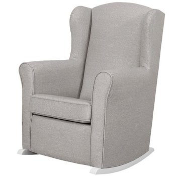 Кресло-качалка с Relax-системой Micuna Wing/Nanny white/grey искусственная кожа