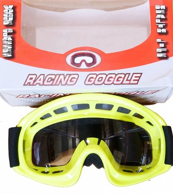 Очки детские MOTAX Racing Goggle желтые