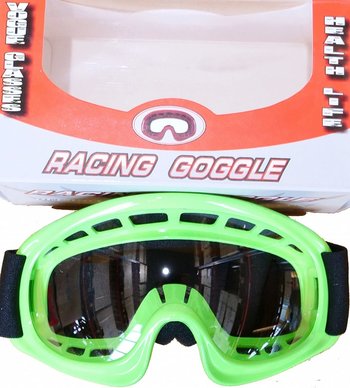 Очки детские MOTAX Racing Goggle зеленые