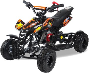 Детский квадроцикл бензиновый MOTAX ATV H4 mini-50 cc Бело-оранжевый