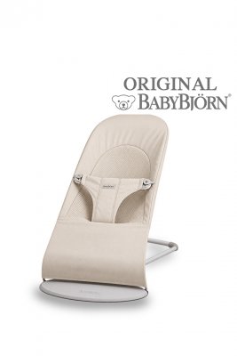 Детский шезлонг BabyBjorn Bouncer Bliss Woven/Jersey Tri-Fabric