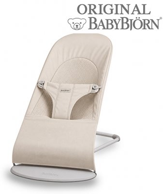 Детский шезлонг BabyBjorn Bouncer Bliss Woven/Jersey Tri-Fabric