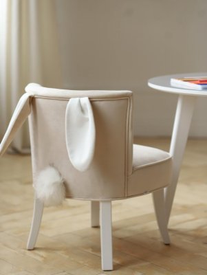 Детское кресло Amari Заяц Светло-бежевый