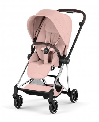 Прогулочная коляска Cybex Mios IV 2026 Peach Pink (шасси на выбор) шасси Chrome Brown
