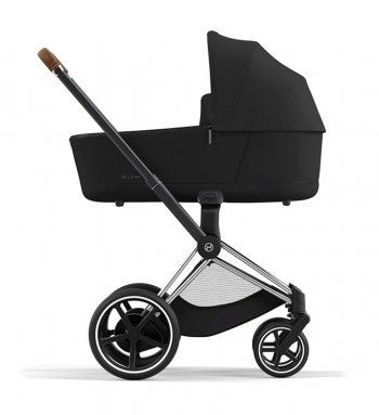 Коляска для новорожденных Cybex Priam и e-Priam IV Sepia Black (шасси на выбор) шасси Chrome Brown