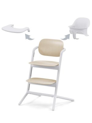 Стульчик для кормления Cybex Lemo 3 в 1 Sand White