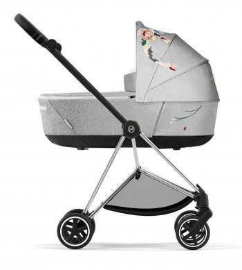 Коляска для новорожденных Cybex Mios III FE Koi Crystallized (шасси на выбор) шасси Chrome Black