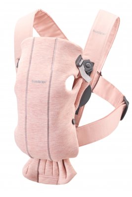 Рюкзак-кенгуру для новорожденных BabyBjorn Mini 3D Jersey 0210.77/Light Pink