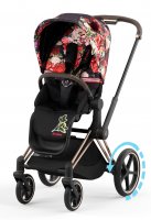 Прогулочная коляска Cybex Priam и e-Priam IV FE Spring Blossom Dark 8