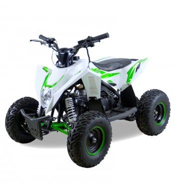 Квадроцикл бензиновый MOTAX GEKKON 90 cc Бело-зеленый