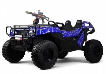 Детский электромобиль Rivertoys A505AA-LUX Синий спайдер