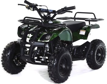 Квадроцикл детский бензиновый MOTAX ATV Mini Grizlik Х-16 с электростартером и пультом Зелёный камуфляж