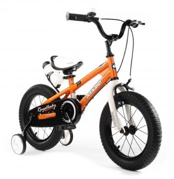 Детский велосипед Royal Baby Freestyle Steel 18&quot; (Роял Беби Фристайл Стил) Оранжевый