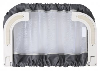 Складной барьер Safety 1st для детской кроватки 106 см белый/серый 
