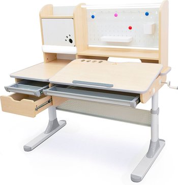 Детский стол-парта Mealux Toronto (BD-650) Клен/накладки серые