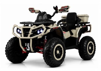 Детский электроквадроцикл Rivertoys Z111ZZ Бежевый