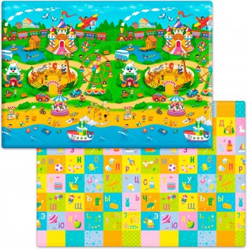  Коврик игровой детский двусторонний Funkids &quot;Medium-12&quot; (2000х1400х12) art. FD-M12-2S цвет (011)