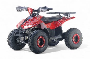 Детский электроквадроцикл Rivertoys LEON 48V Красный Spider